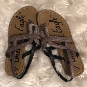 American Eagle Glitter Sandals